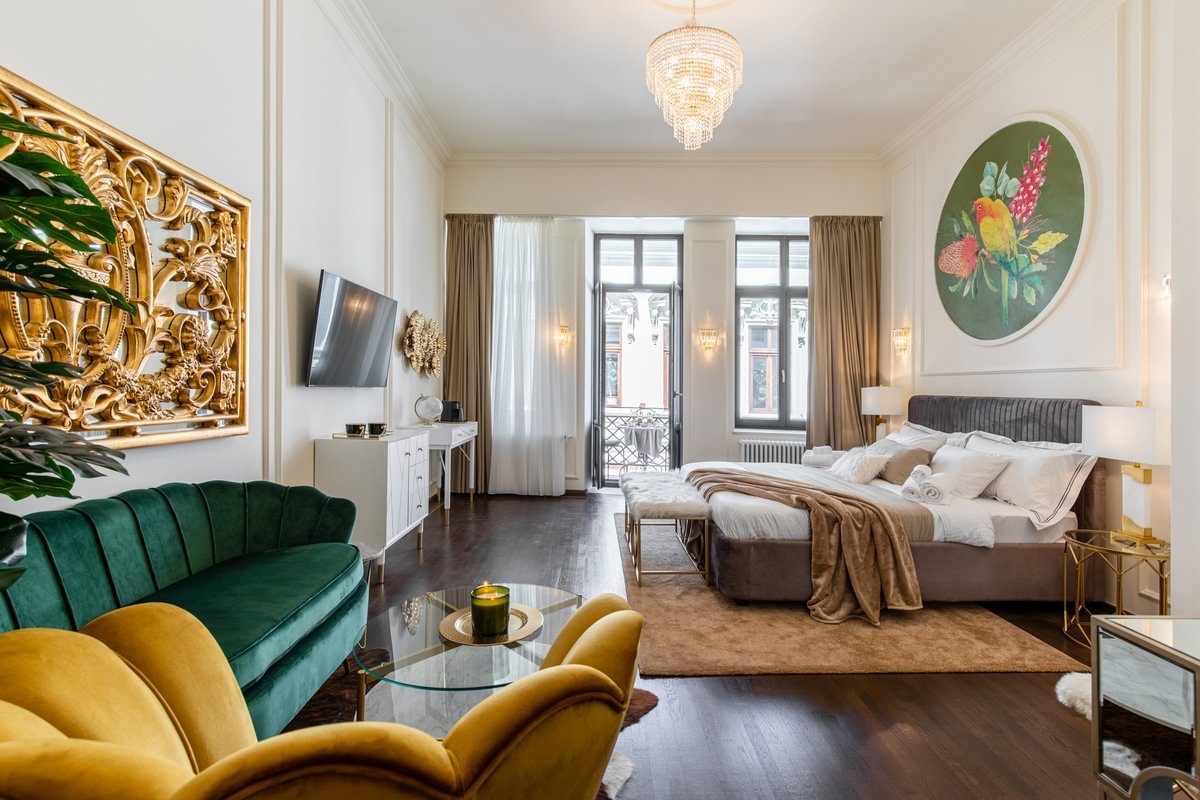 A finished suite at HOLT Old Town, Bucharest