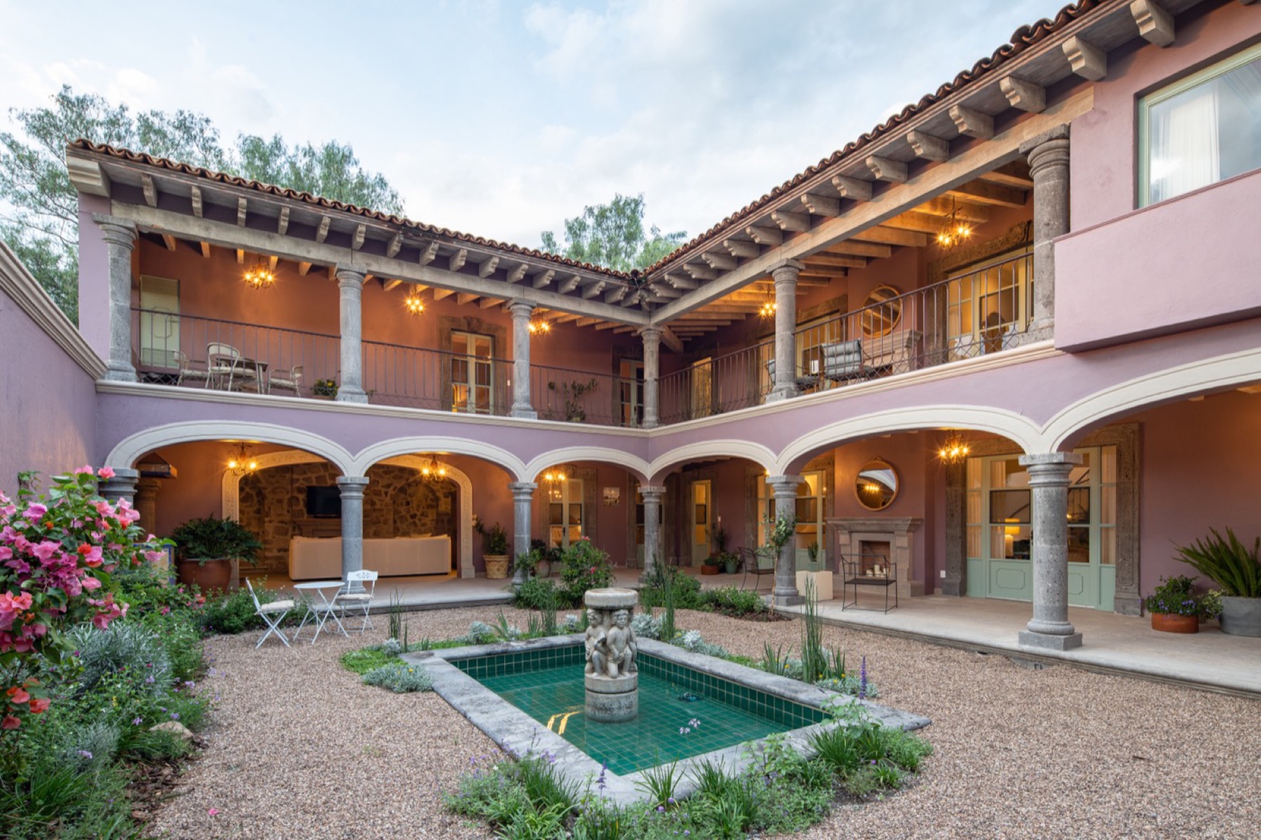 Courtyard of a HOLT home in San Miguel de Allende